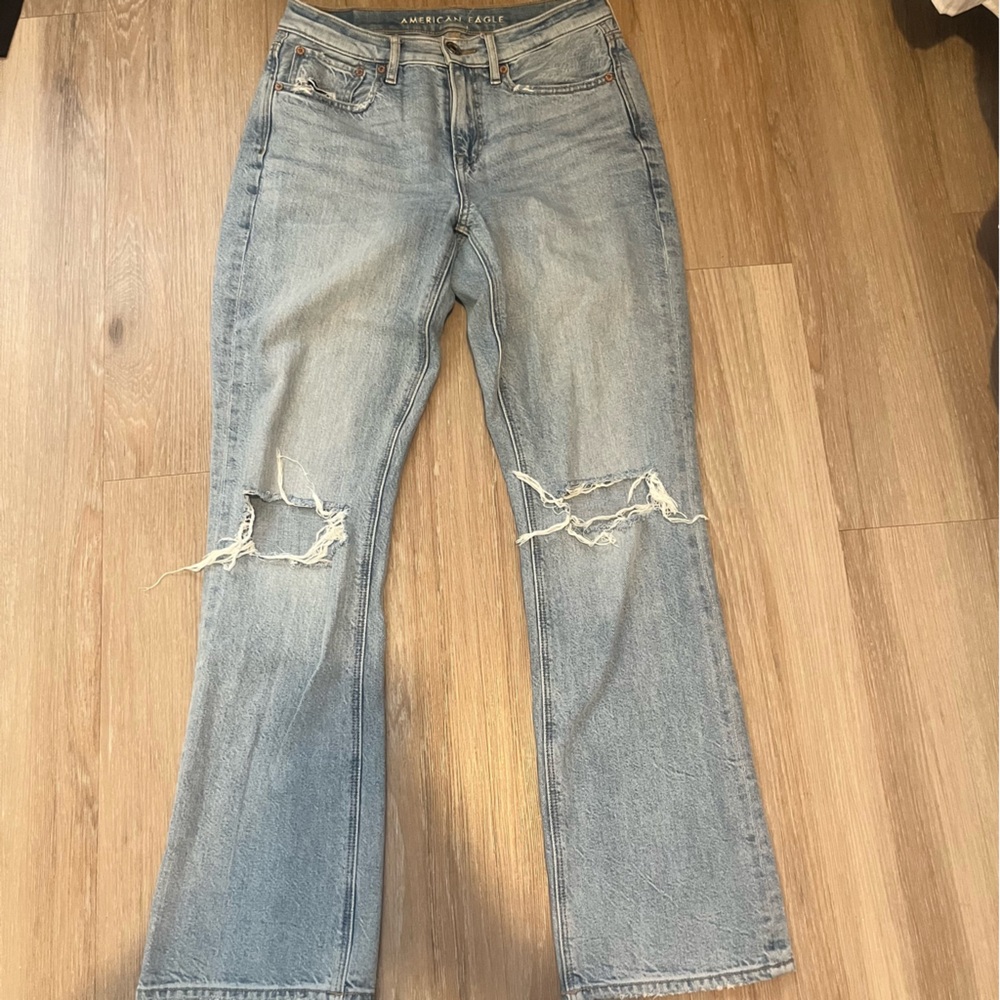 American Eagle Outfitters Light Blue Boot Cut Jeans